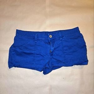 Blue Mini Shorts